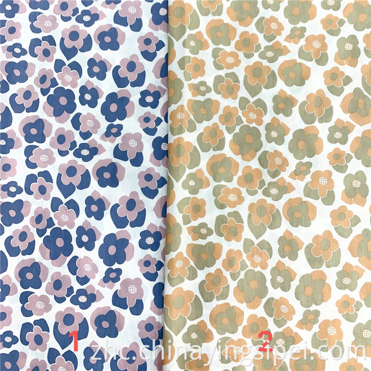 100% cotton plain poplin digital printed fabric